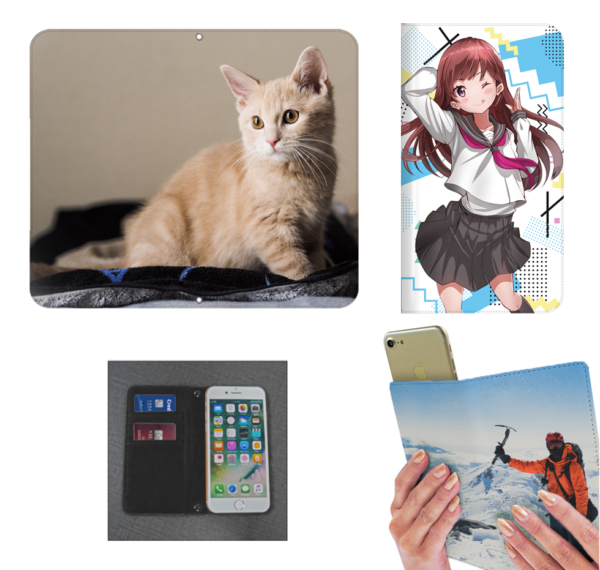 スマホ用汎用手帳ケース 【ブラック】